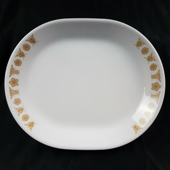 Corelle (Corning) BUTTERFLY GOLD Oval Serving Platter