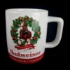 Budweiser Clydesdale's Raised Mug 2020 Large Christmas Holiday EUC