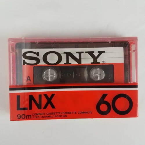 SONY LNX60 Blank Audio Tape Recording Cassette NEW Sealed
