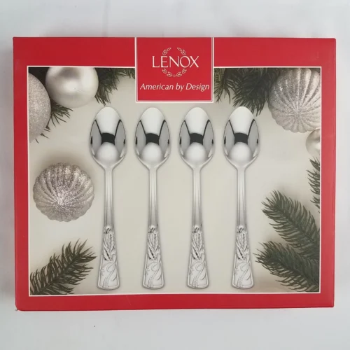 Lenox American by Design HOLIDAY Demitasse Spoons, Set of 4 NEW