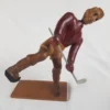 Vintage Wood Hockey Player Figure