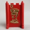 #6 LIEUTENANT (Red) - Stratego (1961-1975) - Replacement Game Piece - Plastic