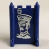 #6 LIEUTENANT (Blue) - Stratego (1961-1975) - Replacement Game Piece - Plastic
