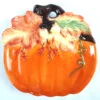 R-Squared Zrike Brands Harvest Pumpkin 3D Decorative Plate - Fall Autumn