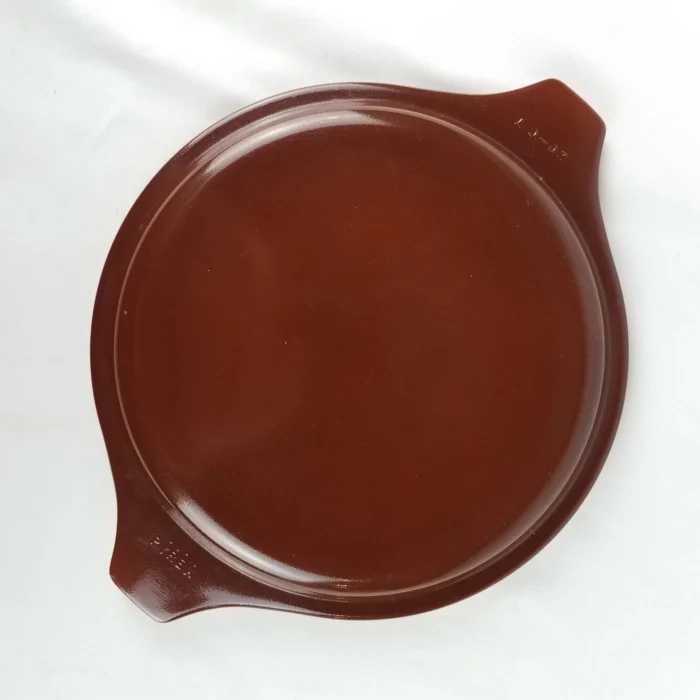 PYREX (Corning) C16 Brown Milk Glass Cinderella Handled Lid - EC