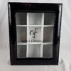NORA FLEMING 9 Compartment Keepsake Storage Box - Black/White