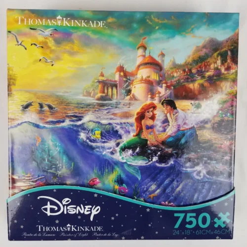 Disney Thomas Kinkade Ceaco The Little Mermaid 750pc Jigsaw Puzzle