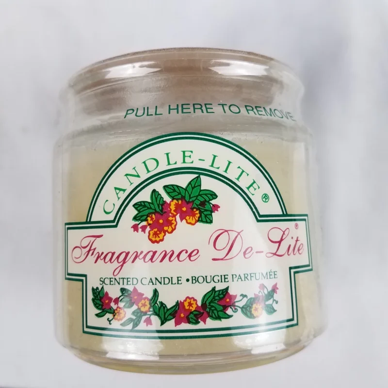 Fragrance De-Lite Jar Candle VANILLA 4oz Candle-Lite Company