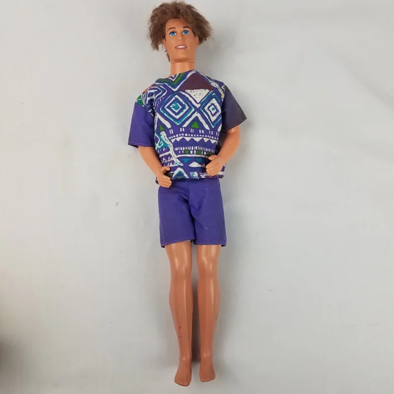 Vtg Mattel Barbie Ken Boyfriend Doll Rooted Hair