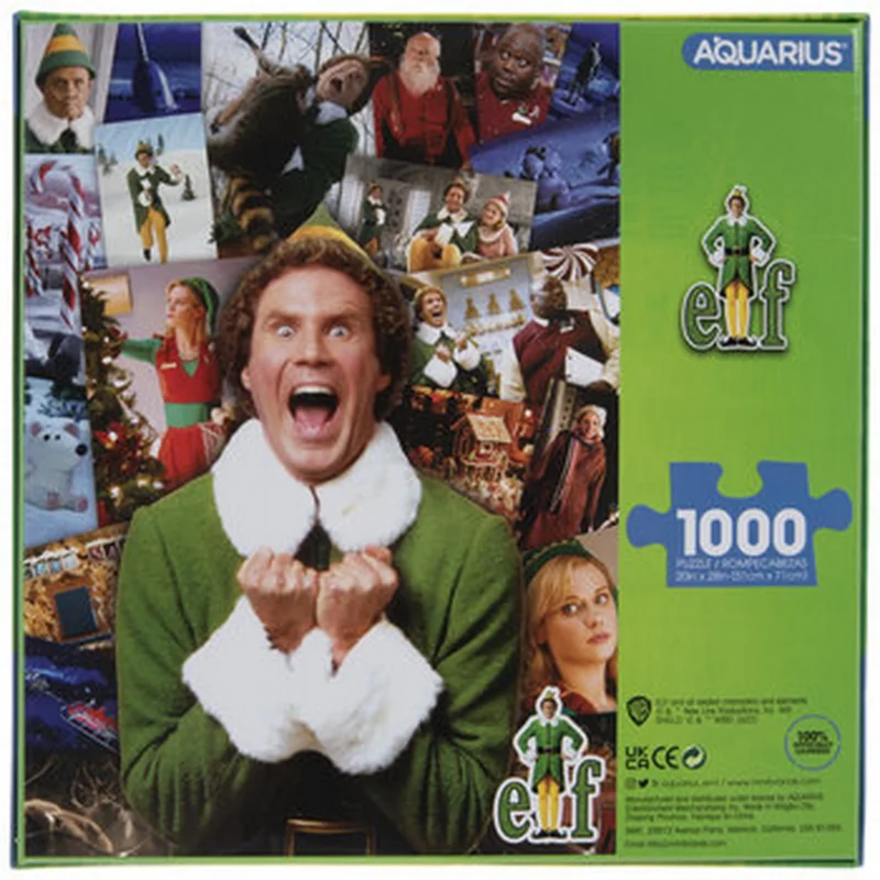 ELF 1000 Piece Jigsaw Puzzle Aquarius Holiday Christmas