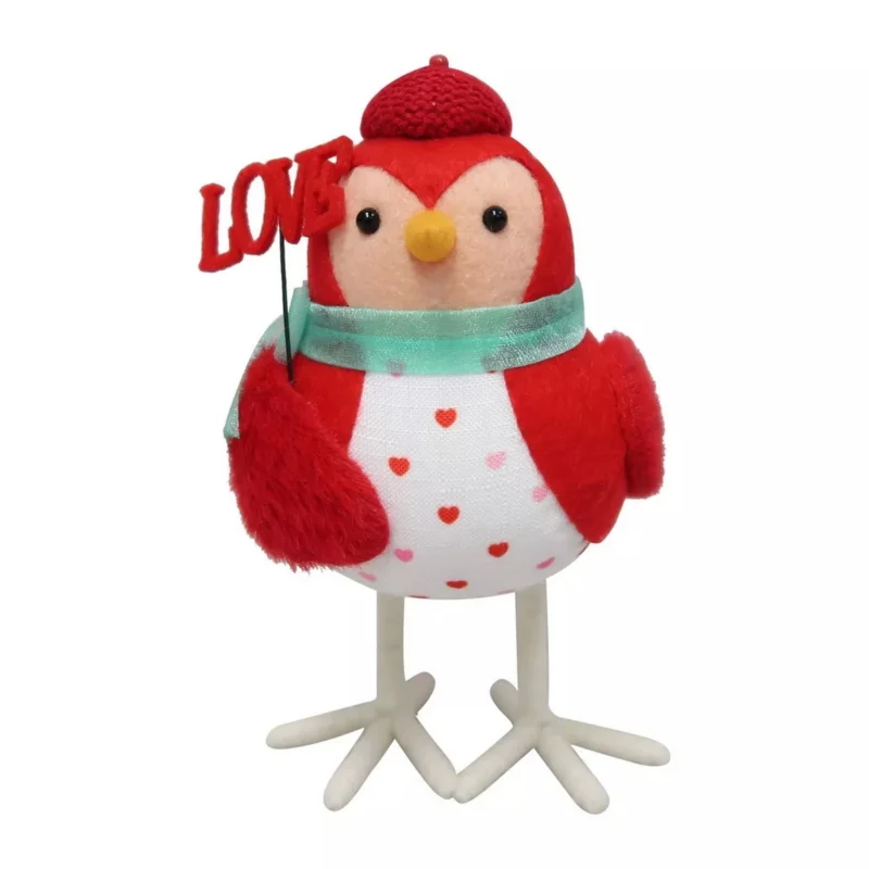 Target Spritz Valentine's Day Fabric Bird Figurine AERIAL Love Sign