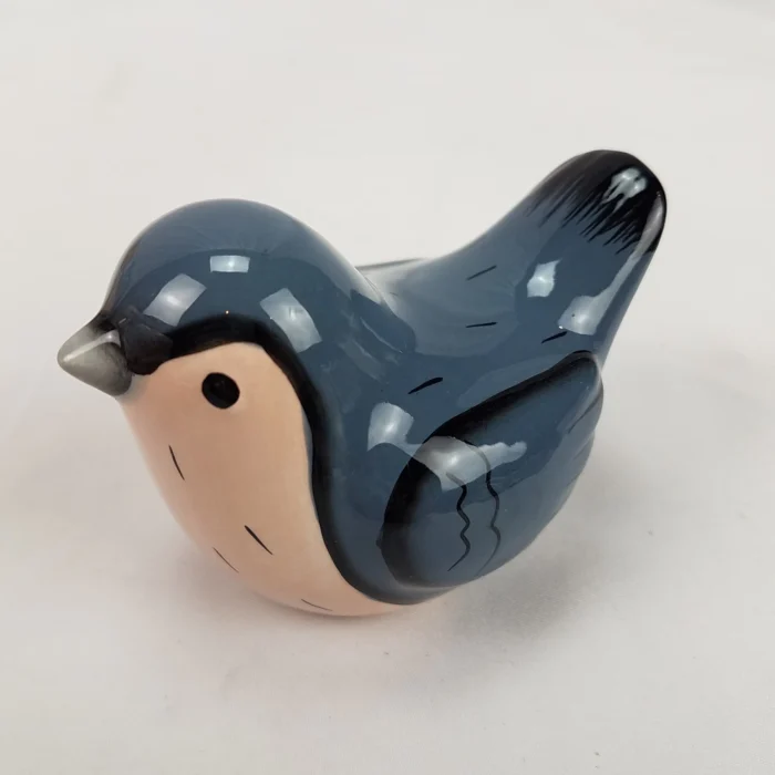 Target Bullseye Playground Ceramic Bird Figurine DARK BLUE 2023