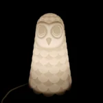 IKEA SOLBO Table lamp 9" White Owl