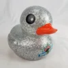 Large Silver Glitter Rubber Duck Star and Strikes Bowling