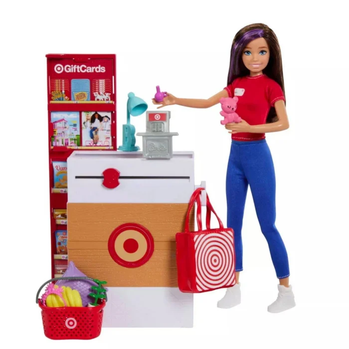 Barbie SKIPPER & Playset First Job Target Supermarket