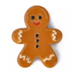 Target Bullseye Playground GINGERBREAD MAN Ceramic Magnet Christmas 2025 Fridge Decor
