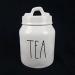 Rae Dunn Artisan Collection Magenta Farmhouse TEA CANISTER