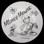 ZRIKE Brands Disney Mickey Mouse Sketchbook 8" Salad Plate