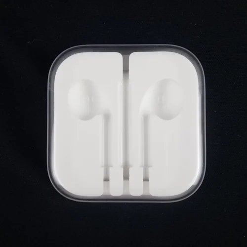 Original Apple OEM Wired Earbud Plastic Original Hard Case Only