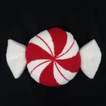 Target Wondershop PEPPERMINT CANDY Shape Christmas Throw Pillow 2023