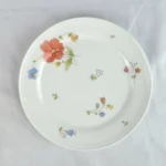 Mikasa JUST FLOWERS Bread Plate (Rim) Bone China A4-182 Japan