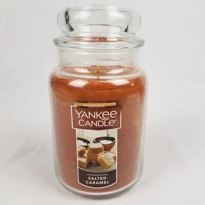 Yankee Candle SALTED CARAMEL 22oz Large Jar Candle