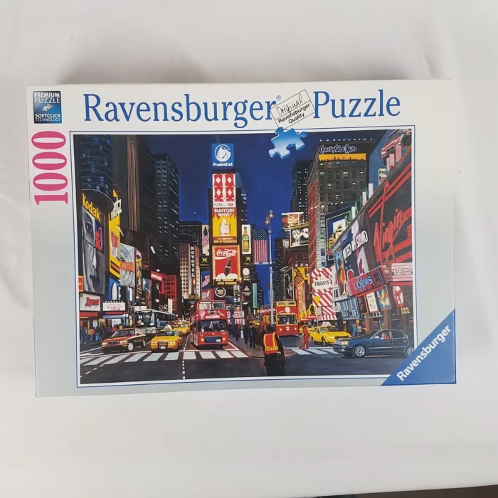 Ravensburger 1000pcs Jigsaw Puzzle Times Square NYC 19-208-3 - Incomplete