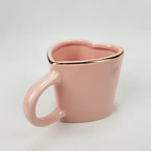 Threshold Mug Valentine's Heart Shaped Figural Novelty 14.3oz Pink
