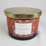 Threshold Target PUMPKIN SPICE Scented Jar Candle 12oz 3-Wick
