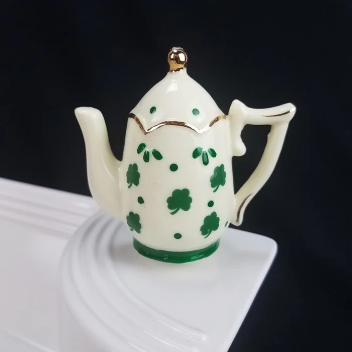 Shamrock St Patrick's Teapot Dish Charm Decor Design B