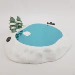 Ice Covered POND Decor Tray Decor Target Bullseye Playground Christmas 2023