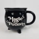 Witch Cauldron 16oz Mug Footed Black Target Bullseye Playground 2023