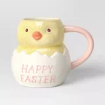 Easter Chick Figural Mug 13oz Stoneware Target Threshold 2024