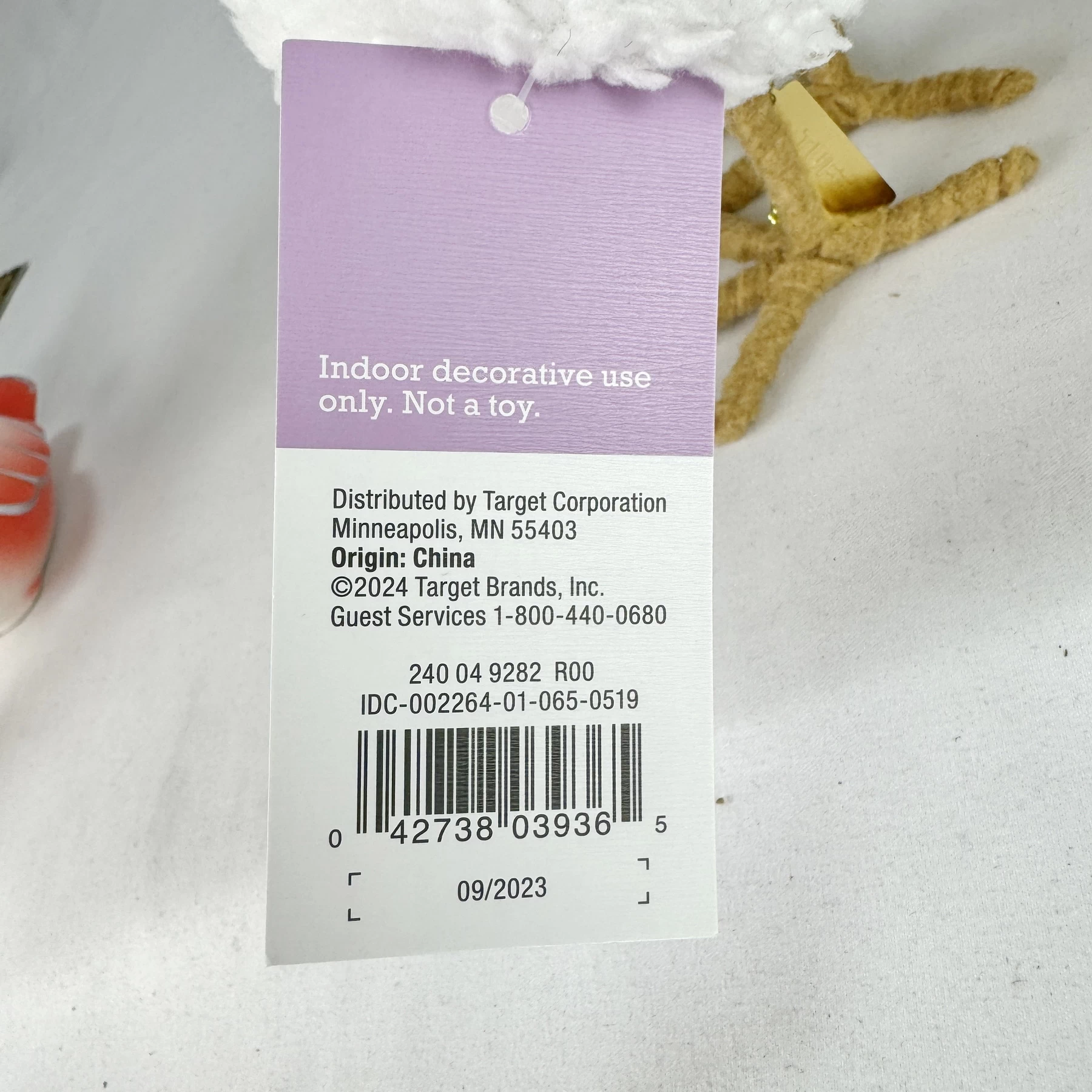 Target Easter Fabric Bird Figurine Decor TUFF White Bunny Spritz 2024 - Image 7
