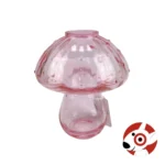 Small Glass Mushroom Vase PINK Decor Target Bullseye Playground 2024