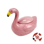 Small Pink Flamingo Novelty Container Ceramic Decor Target Bullseye Playground 2024
