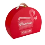 Small Novelty Suitcase Decor FLAMINGO MOTEL Target Bullseye Playground 2024