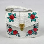 White Bag with Tattoo Roses Zuru Toys Mini FASHION Series 2