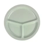 Texas Ware Pastel Green Melamine Divided Dinner Plate