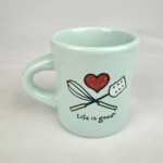 Life Is Good Home Cooking and Heart 10oz Diner Mug