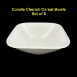 Set of 8 Corelle (Corning) CHERISH Cereal Bowl Square Defective