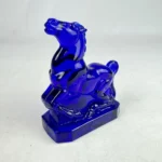 Boyd Crystal Art Glass "Joey The Horse" Cobalt Blue '81