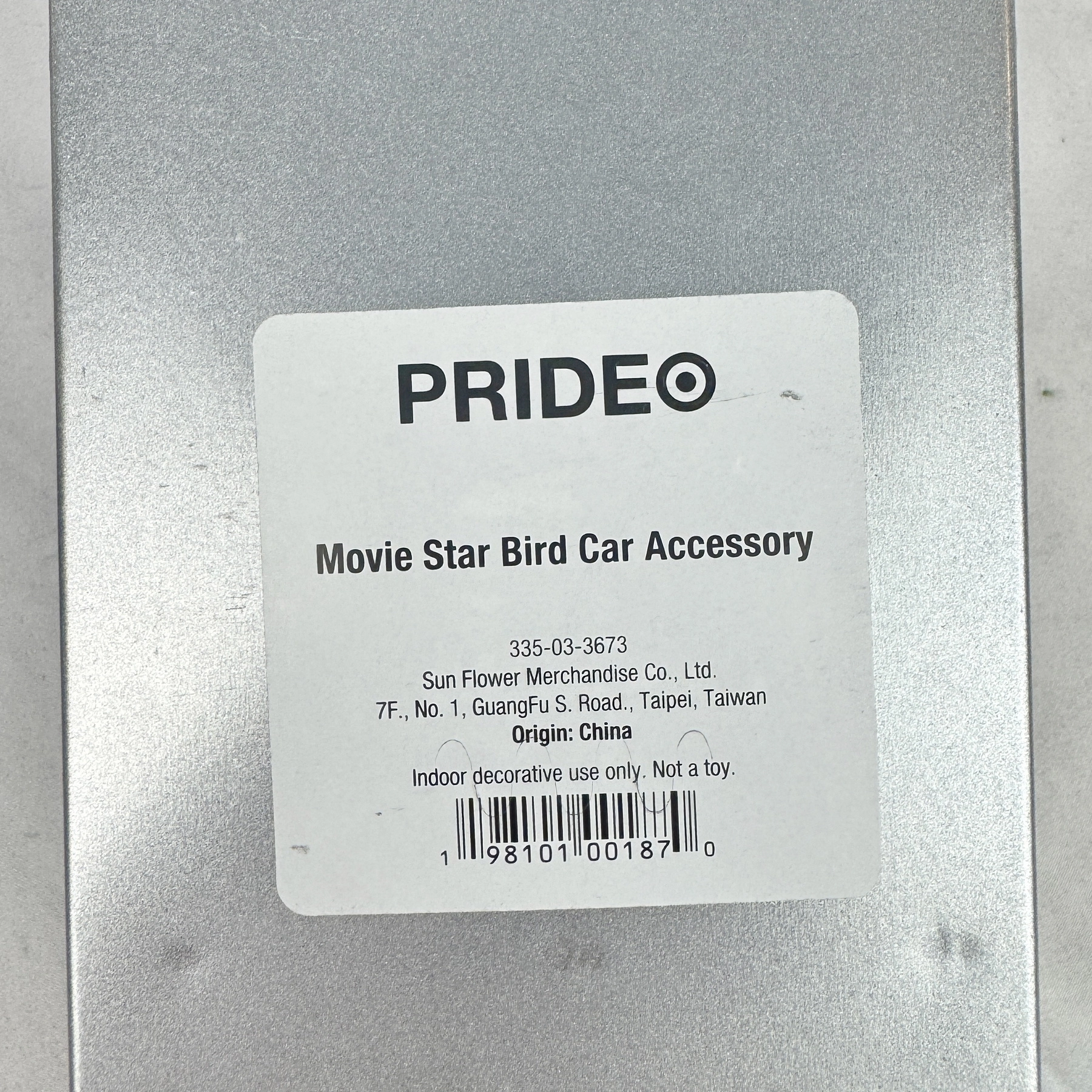 PRIDE Movie Star Bird Car Accessory Silver Metal Decorative Convertible Model - Image 7