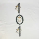 St. Andrew's Abbey Ceramics Clay Pottery Angel Number Plaque 101 (set of 3)