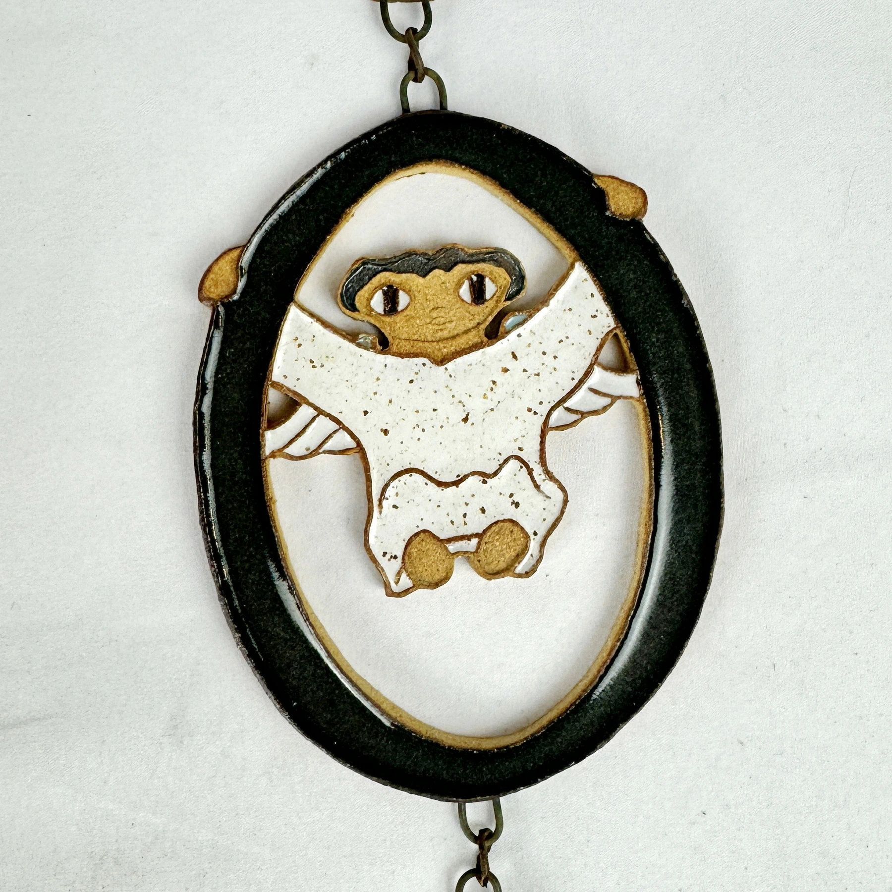 St. Andrew's Abbey Ceramics Clay Pottery Angel Number Plaque 101 (set of 3) - Image 3