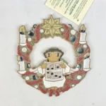 St Andrew's Abbey Ceramics Limited Edition 2010 SINGING ANGEL Wreath Christmas