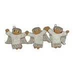 St. Andrew's Abbey Ceramics Clay Pottery PRAISING ANGELS Plaque