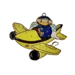 St. Andrew's Abbey Ceramics Clay Pottery ANGEL PILOT Plaque