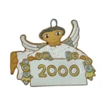 St. Andrew's Abbey Ceramics Clay Pottery ANGEL 2000 Plaque