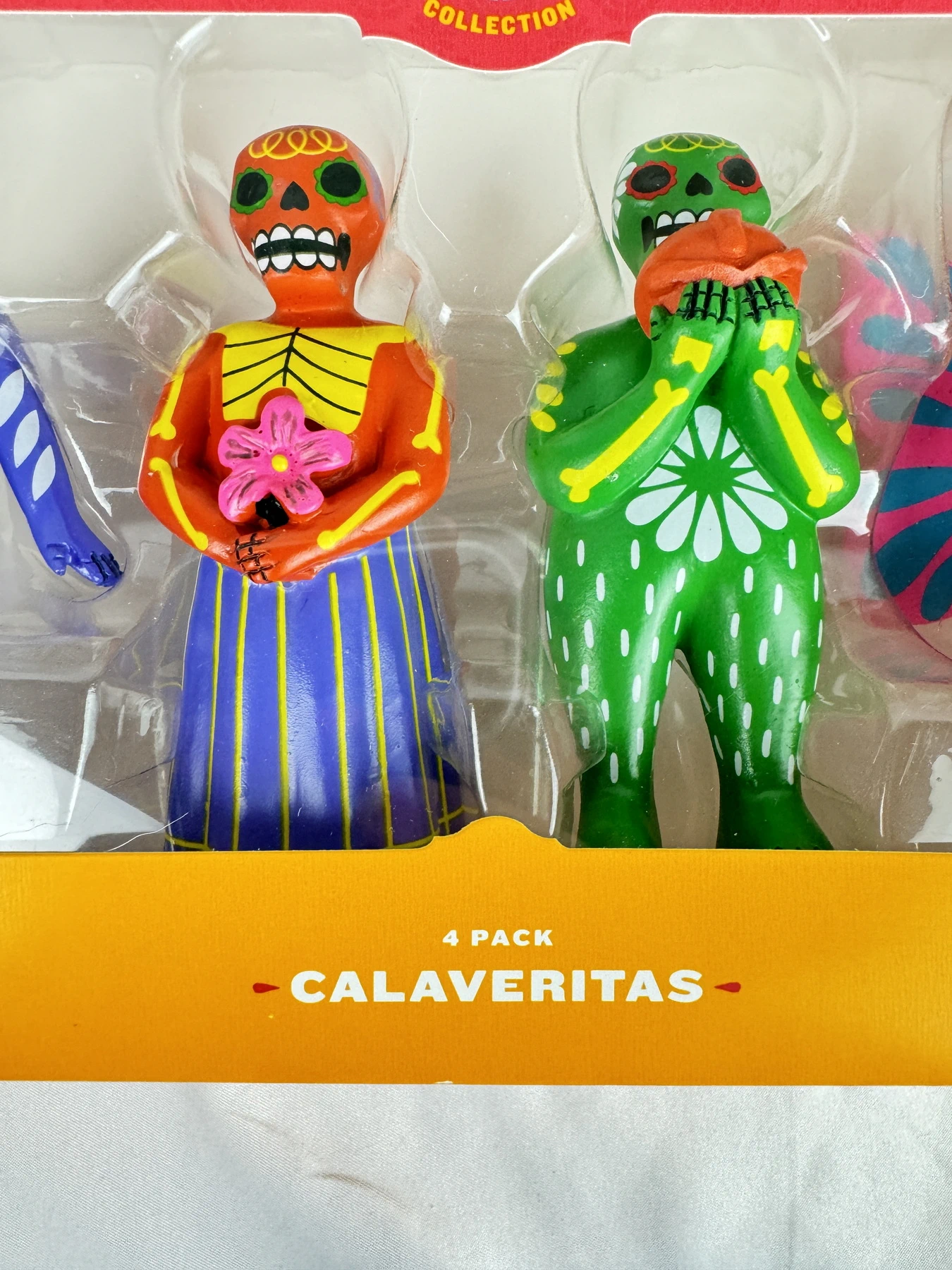 Calaveritas Di de Muertos (Day of the Dead) 4pc Mini Figurine Set 2024 - Image 4